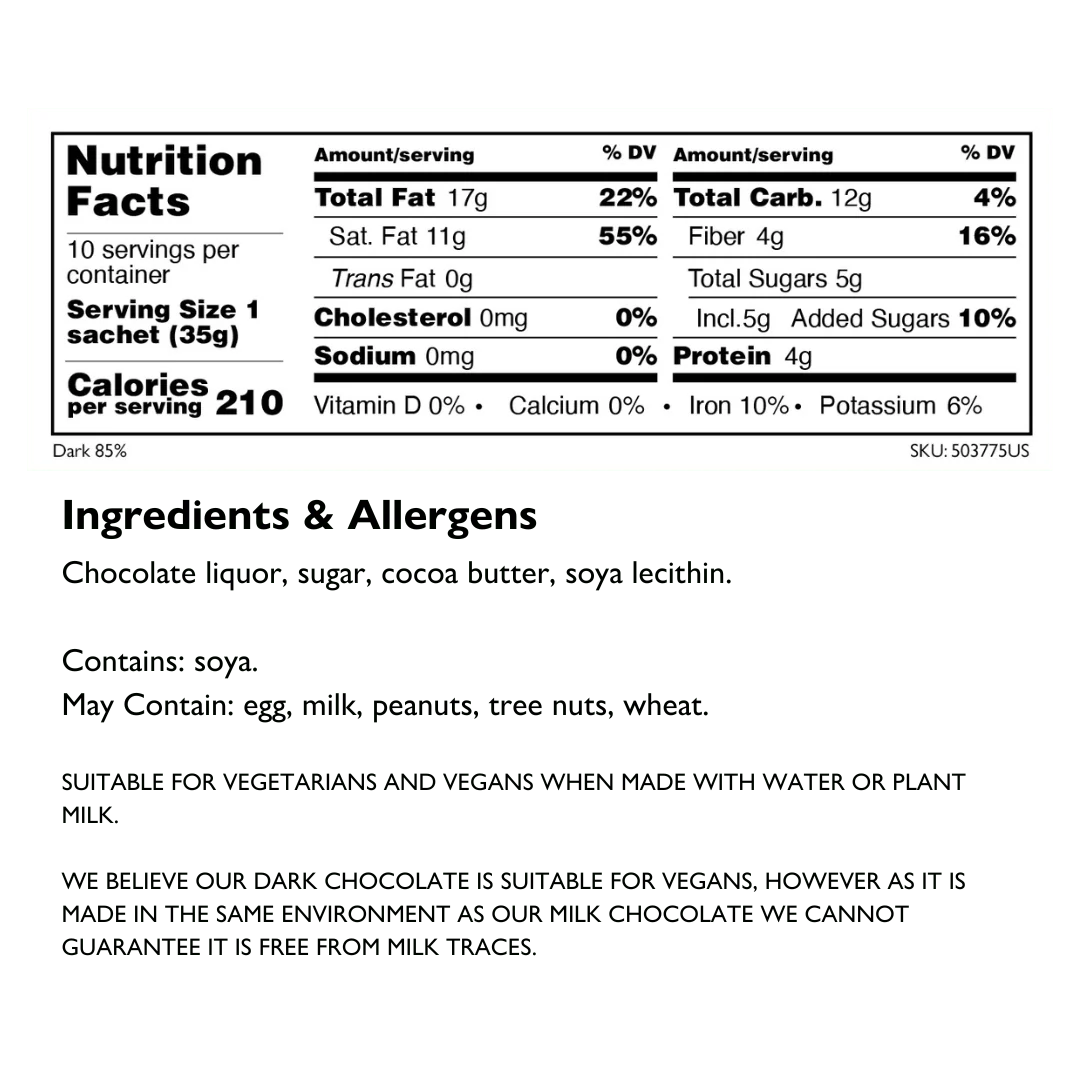 85% Dark Hot Chocolate - Image 3